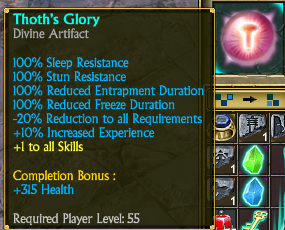 Thoths Glory Divine Artifact